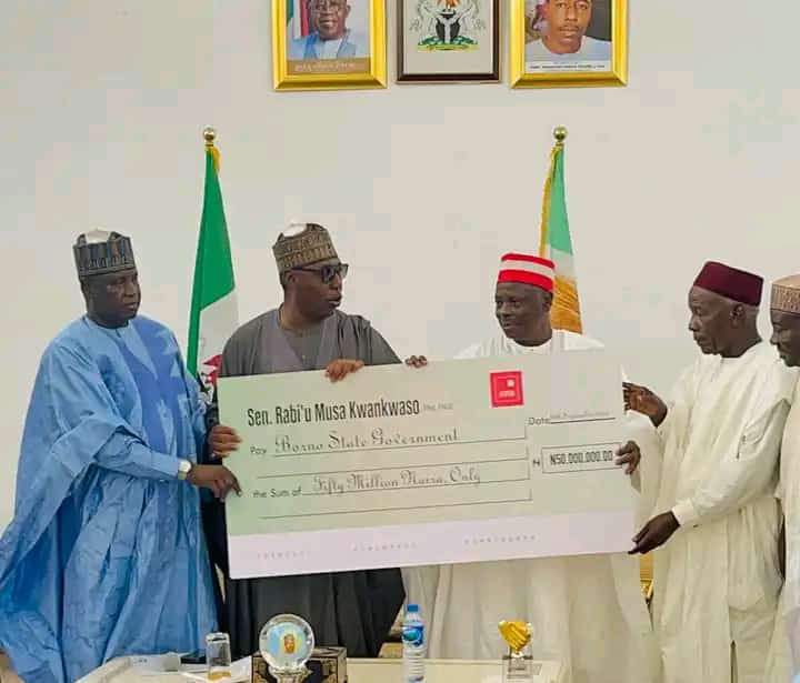 Former Kano State Governor, Rabiu Musa Kwankwaso, Donates N50 Million to Borno Flood Victims